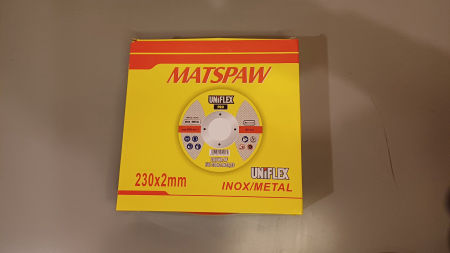 Tarcza do cięcia metalu 230mm x 2mm UNIFLEX zdjęcie 3